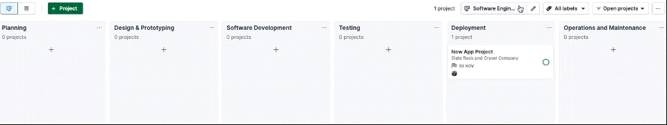 Pipedrive Projects Toggle Projects Boards