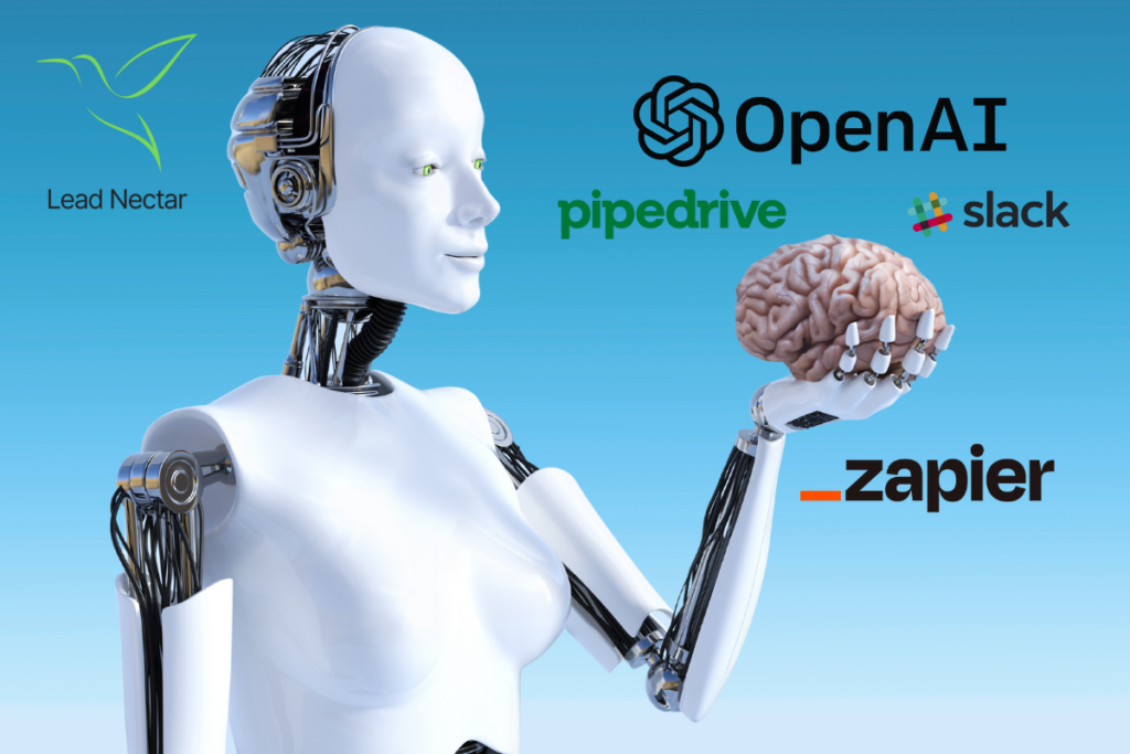 Artificial Intelligence Lead Nectar Open AI Pipedrive Slack and Zapier