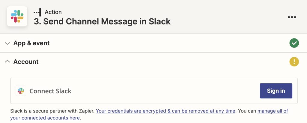 Sign Into Slack